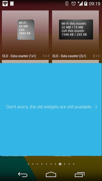 Data counter widget - Preview 2