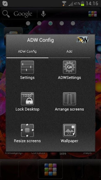 ADW Samoled Theme - Preview 5