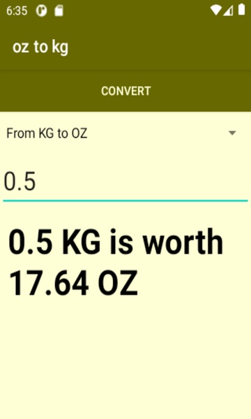 oz to kg converter - Preview 2