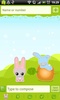 GO SMS Sweet Bunny Theme screenshot 3