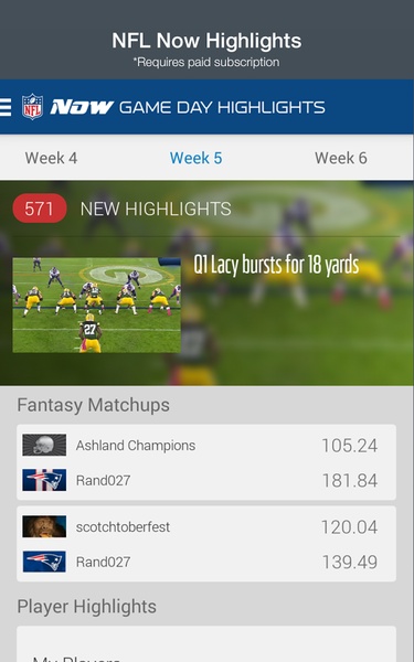 NFL Game Pass for Android - Download the APK from Uptodown