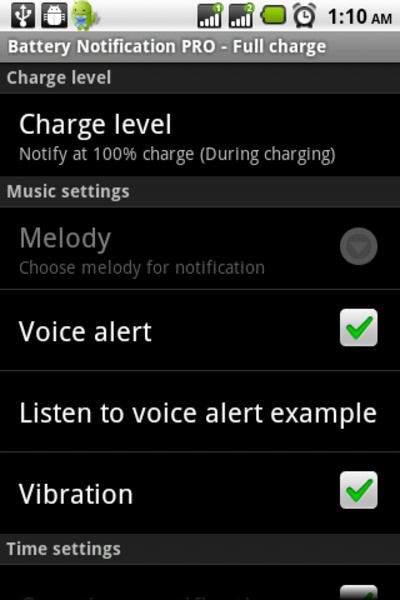 Battery Notification PRO - Preview 3