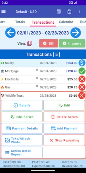 MoBill Budget - Preview 18