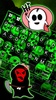 Neon Green Skulls Keyboard Bac screenshot 3