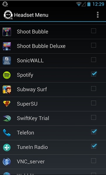 Headset Menu - Preview 1
