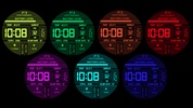 Sci-Fi Digital Watch Face screenshot 5