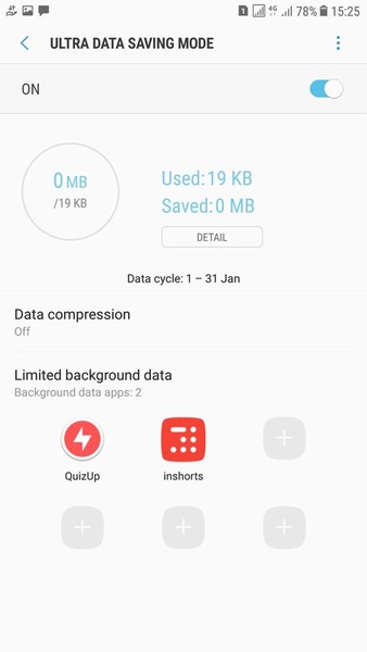 Ultra data saving - Preview 7