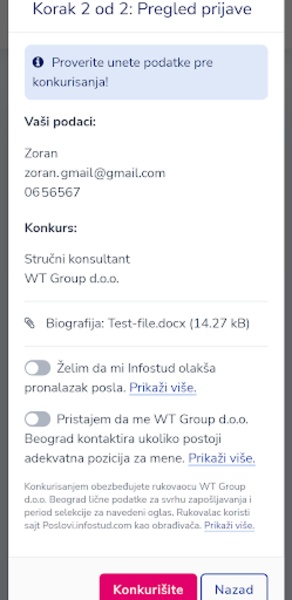 Poslovi Infostud - Preview 2