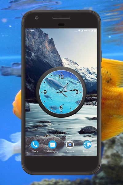 Aquarium Clock Live Wallpaper - Preview 5