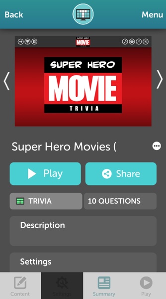 Trivia Maker - Preview 3