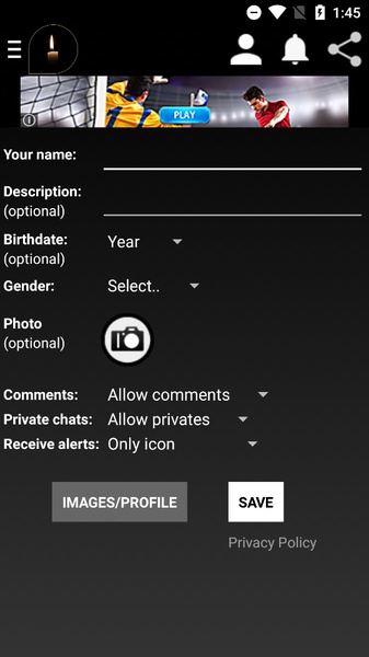 Sad chat app - online chat for depression - Preview 3