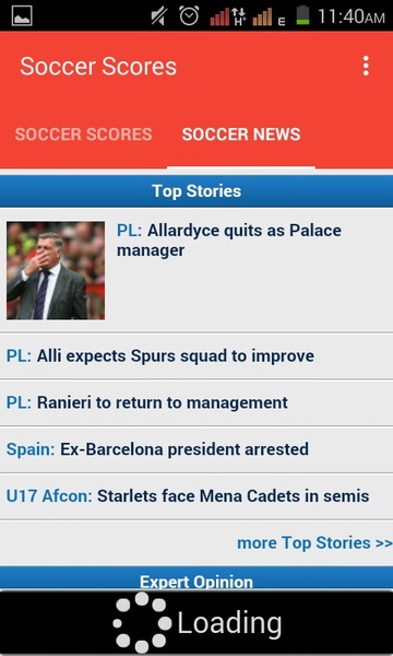 Soccer Scores - Preview 1