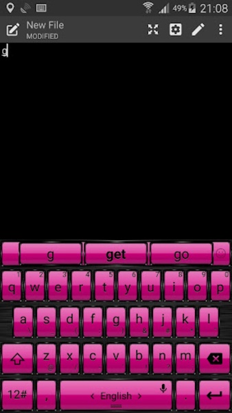 Theme x TouchPal Frame Pink2 - Preview 5