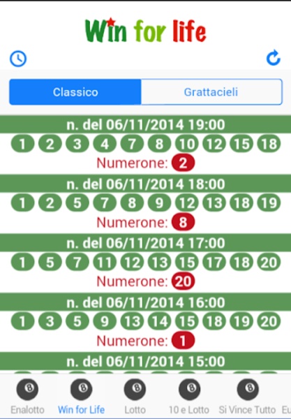 Estrazioni lotto - Preview 12