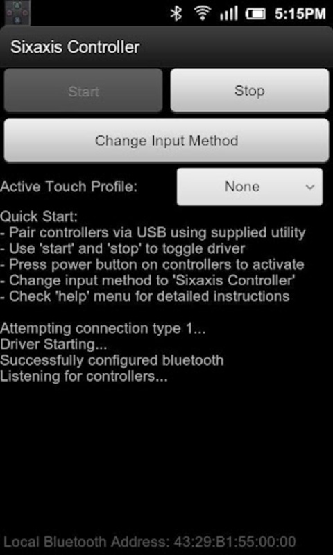 Sixaxis Controller screenshots