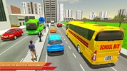 Euro City School Bus Games 3D screenshot 5