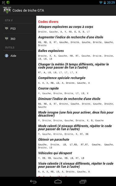 Codes de triche GTA - Preview 4