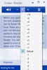 Screen Reader screenshot 3