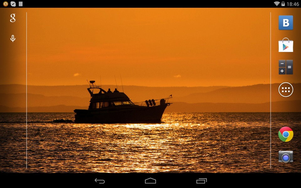Sunset Scrolling Live Wallpaper - Preview 1