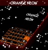Orange Neon Go Keyboard screenshot 2