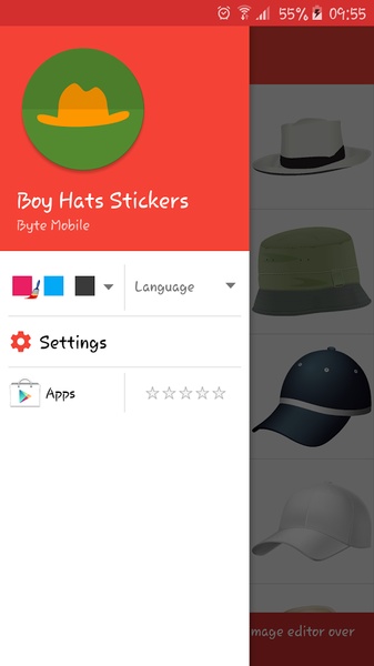 Boy Hats Stickers - Preview 5