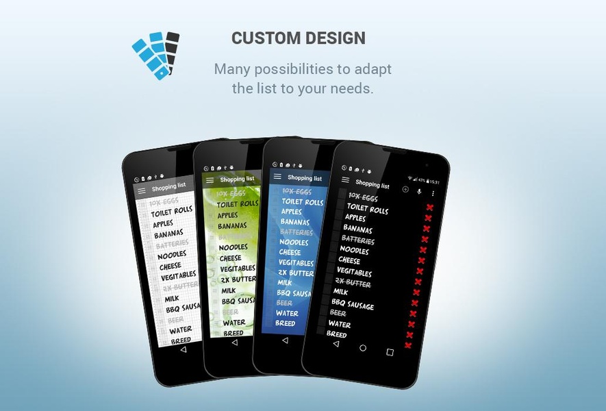 Shopping list with voice input - Preview 4
