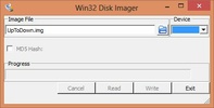 Win32 Disk Imager screenshot 2