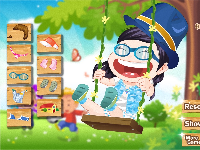 Playing On A Swing DressUp - Preview 3