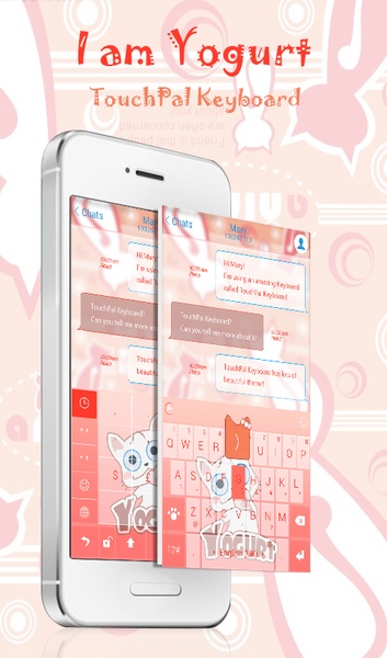 I am Yogurt TouchPal Theme - Preview 6