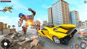 Extreme Flying Robot Car Games screenshot 2