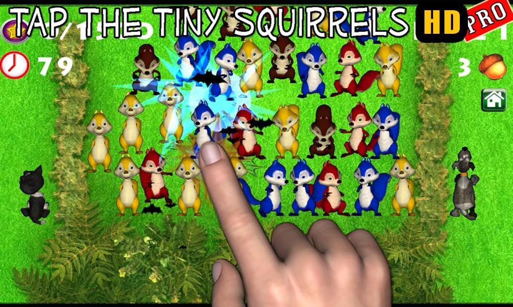 Tap The Tiny Squirrels HD Pro - Preview 2