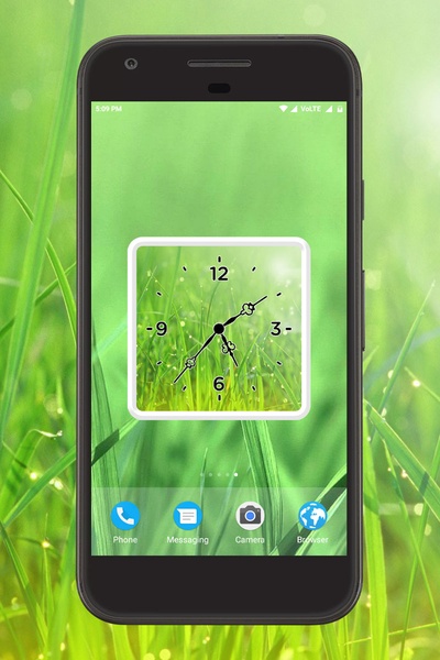 Grass Clock Live Wallpaper - Preview 1