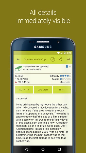 Geocaching Widget - Preview 11