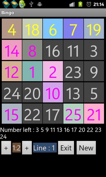 Bingo multiplayer game - Preview 1