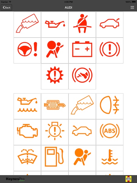 Warning Lights Application - Preview 2