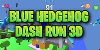 Blue Hedgehog Dash Run 3D v2 screenshot 3