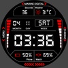 Marine Digital 2 Watch Face screenshot 1