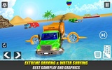 Garbage Truck Water Surfing 3D screenshot 1