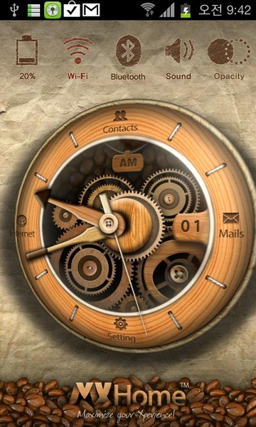 MXHome Theme CoffeeWatch - Preview 2