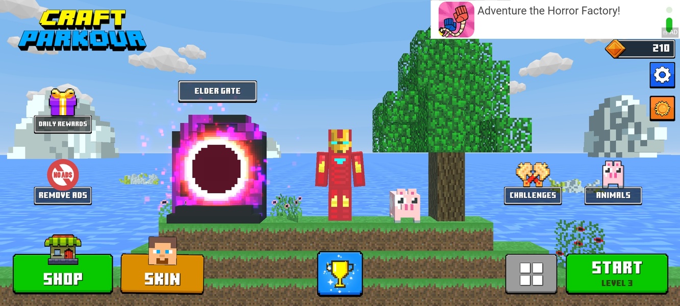 Craft Parkour: 3D Blocky Race - Preview 10