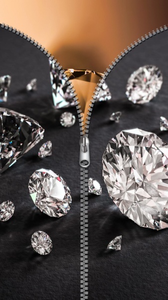 Diamond Zipper Screen Lock - Preview 2