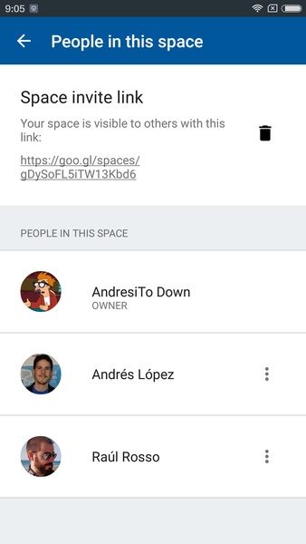 Spaces - Small Group Sharing - Preview 2