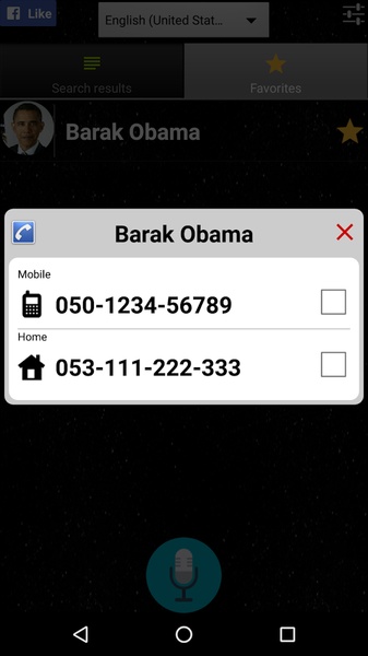 Speak2Call - Preview 2