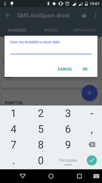 SMS AntiSpam droid - Preview 3