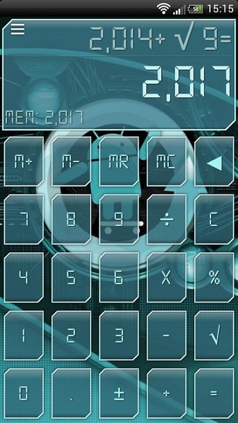 SCalc Theme Cyanogen - Preview 5
