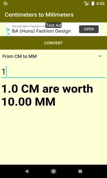 Centimeters to Milimeters converter - Preview 4