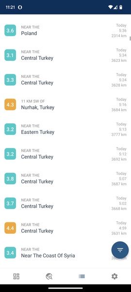 Earthquakes Today - Preview 3