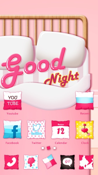 Good Night GOLauncher EX Theme - Preview 4