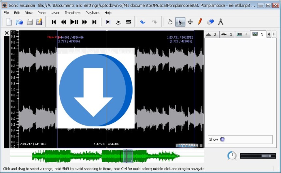 Pegar a Cifra da Música - Programa Sonic Visualiser 