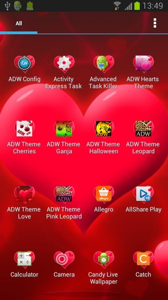 ADW Theme Love - Preview 1